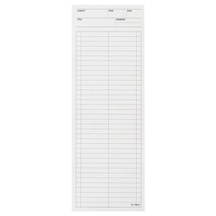Simple ultra-long note paper tearable non-sticky cute guest book