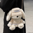 Cute rabbit plush bag 2021 autumn and winter furry new messenger bagpicture9