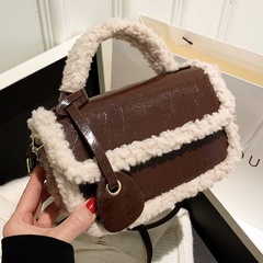 Fashion plush fluffy small bag female furry messenger bag handbag