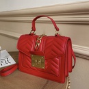 Mode beilufige kleine quadratische Tasche einfarbig Schulter Messenger Bag Grohandelpicture29
