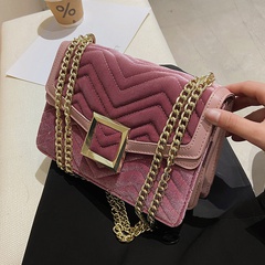 autumn and winter new small fragrance rhombus chain bag shoulder messenger bag