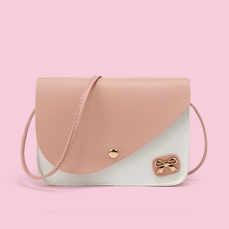 hit color fashion bow simple metal messenger cute shoulder bag's discount tags
