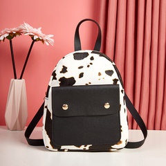 fashion mini cute small bag urban simple small backpack stitching portable backpack