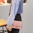 wholesale Bolso cuadrado pequeo de moda bolso de mensajero de grano de piedra de color slido bolso de hombro popular simplepicture11
