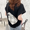 bolso de hombro de moda bolso de mensajero de tendencia bolso de hombro con cremallera de color slidopicture9