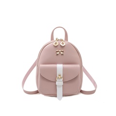 2021 new mini backpack cute dual-use metal ziper bag wholesale