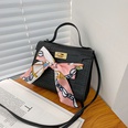 womens silk scarf bag fashion trend crocodile pattern bow oneshoulder Kelly bag NHJYX541457picture15