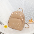 Wholesale ladies bags pure color butterfly pattern backpack cute double layer mini backpackpicture15