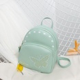 Wholesale ladies bags pure color butterfly pattern backpack cute double layer mini backpackpicture16