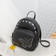 Las seoras al por mayor empaqueta la mini mochila linda del doble de la capa de la mochila del modelo de la mariposa del color puropicture17
