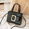 trend handbags solid color crocodile pattern messenger bag metal decoration fashion shoulder bag NHJYX541517picture15