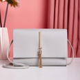 tassel bag new solid color cloth pattern small square bag urban simple metal cover type shoulder bagpicture13