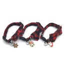 Christmas Plaid Pet Collar Bell Bowknot Patch Cat Collar Dog Collar Wholesalepicture6