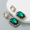 Boucles d39oreilles gomtriques en diamant de verre  la mode europenne et amricaine Boucles d39oreilles pendantes longues pour femmespicture11