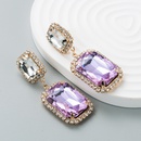 Boucles d39oreilles gomtriques en diamant de verre  la mode europenne et amricaine Boucles d39oreilles pendantes longues pour femmespicture10