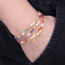personnalit couleur mixte pierre semiprcieuse couleur perle bracelet pendentif coeur en zirconiumpicture9