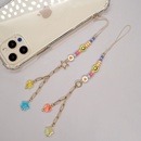 ethnic soft ceramic acrylic heart smiley face mobile phone chainpicture9