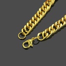 European and American retro domineering hiphop Cuban chain mens necklacepicture12