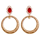 new personality alloy pattern diamond earrings wholesalepicture7