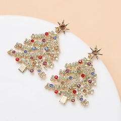 European and American Christmas tree earrings wholesale