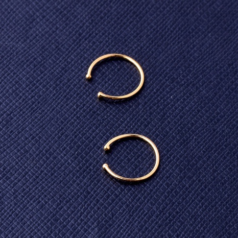 piercing jewelry plain C-shaped ring nose ring European and American style nose nails's discount tags