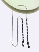 fashion simple black pearl glasses chainpicture5