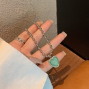 Fashion heartshape necklace female resin pendant necklace wholesalepicture9