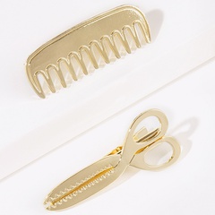 Retro funny comb key wrench hairpin duckbill clip