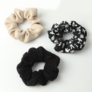 cotton linen solid color circle head rope retro French hair accessory NHAU506789picture7