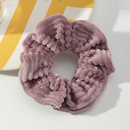 cotton linen solid color circle head rope retro French hair accessory NHAU506789picture9