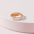 European and American fashion jewelry zircon chain ring elegant ringpicture5