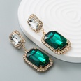 Boucles d39oreilles gomtriques en diamant de verre  la mode europenne et amricaine Boucles d39oreilles pendantes longues pour femmespicture17