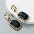 Boucles d39oreilles gomtriques en diamant de verre  la mode europenne et amricaine Boucles d39oreilles pendantes longues pour femmespicture18
