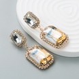 Boucles d39oreilles gomtriques en diamant de verre  la mode europenne et amricaine Boucles d39oreilles pendantes longues pour femmespicture19