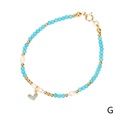personnalit couleur mixte pierre semiprcieuse couleur perle bracelet pendentif coeur en zirconiumpicture21