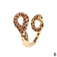 creative punk spirit snake zircon zodiac winding snake dripping oil copper finger ring wholesalepicture15