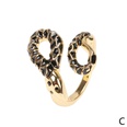 creative punk spirit snake zircon zodiac winding snake dripping oil copper finger ring wholesalepicture16