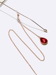 metal rope gold red drop pendant glasses chain fashionpicture14