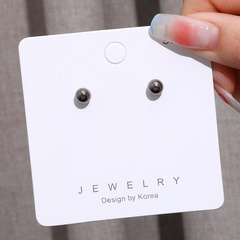 Fashionable exquisite lady's accessories ball stud earrings