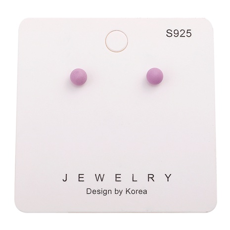 Simple Pink Stud Earrings Wholesale Jewelry's discount tags
