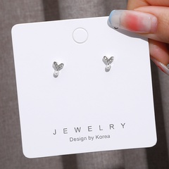 Exquisite small heart women's earrings wholesale