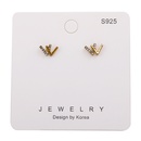 Luxury fashion letter V earrings wholesalepicture8