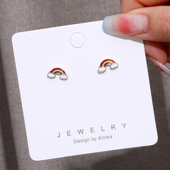 Fashion accessories exquisite color rainbow earrings