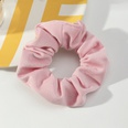 cotton linen solid color circle head rope retro French hair accessory NHAU506789picture13