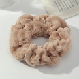 cotton linen solid color circle head rope retro French hair accessory NHAU506789picture15