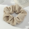 cotton linen solid color circle head rope retro French hair accessory NHAU506789picture16