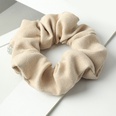 cotton linen solid color circle head rope retro French hair accessory NHAU506789picture18
