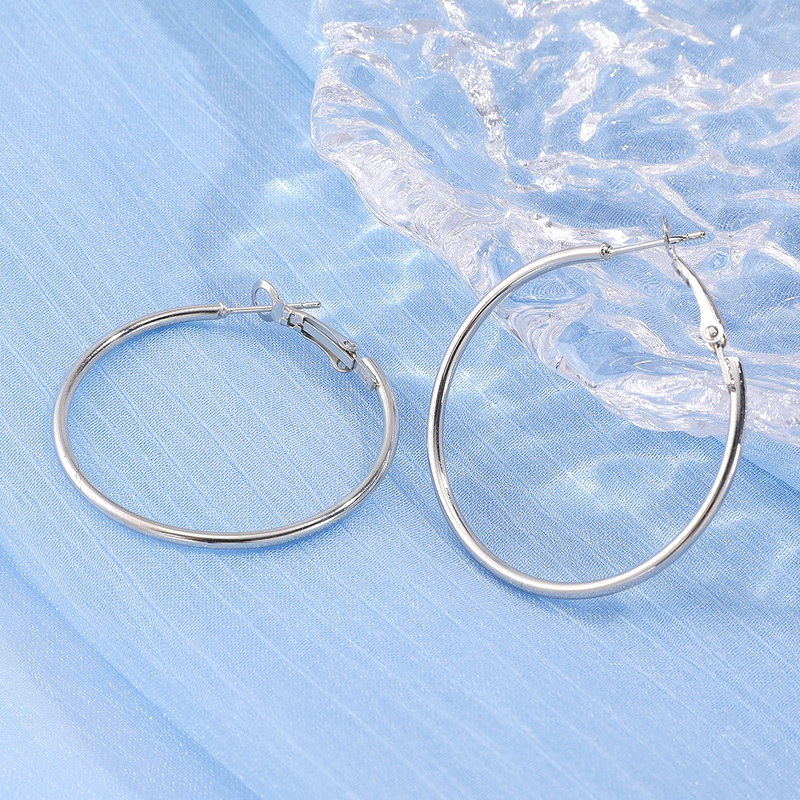 Fashion simple large circle earrings jewelry