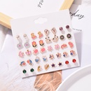 butterfly flag love snail daisy bee puppy star plant earrings 20 pairs setpicture7
