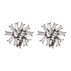 new inlaid flower series earrings Europe America earrings wholesale
